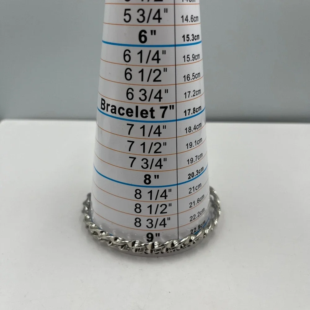 Vintage Silver-Tone Twisted Rope Bangle Bracelets Set 2 High Polish Stackable - Picture 7 of 7